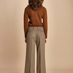pantalone cropped con risvolto MELODIA 652923 19 quelledue 