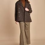pantalone cropped con risvolto MELODIA 652923 19 quelledue 
