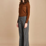 pantalone cropped con risvolto MELODIA 652923 50 quelledue 