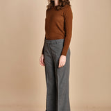 pantalone cropped con risvolto MELODIA 652923 50 quelledue 