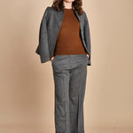 pantalone cropped con risvolto MELODIA 652923 50 quelledue 