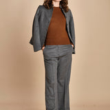 pantalone cropped con risvolto MELODIA 652923 50 quelledue 