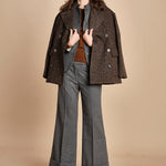 pantalone cropped con risvolto MELODIA 652923 50 quelledue 