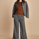 pantalone cropped con risvolto MELODIA 652923 50 quelledue 