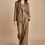 pantalone in batavia con tasca sul retro MONIQUE 689907 19 quelledue 
