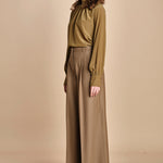 pantalone in batavia con tasca sul retro MONIQUE 689907 19 quelledue 