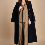 pantalone in batavia con tasca sul retro MONIQUE 689907 19 quelledue 