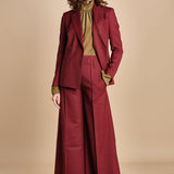 pantalone over con nervature in gabardine ORIANA 540339 164 quelledue 