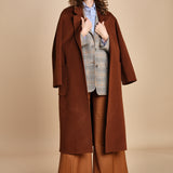 pantalone over con nervature in gabardine ORIANA 540339 26 quelledue 