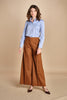 pantalone over con nervature in gabardine