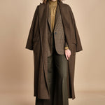 pantalone over con nervature in gabardine ORIANA 540339 44 quelledue 