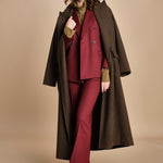 pantalone diritto con nervature in gabardina OTTAVIA 67339 164 quelledue 