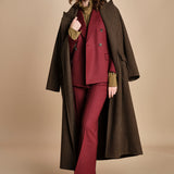 pantalone diritto con nervature in gabardina OTTAVIA 67339 164 quelledue 