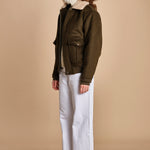 bomber in tessuto AIRGUARD KHAKI schott 