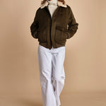 bomber in tessuto AIRGUARD KHAKI schott 