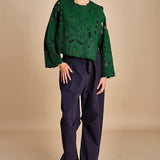 CECI top pizzo m/l CECI 019 GREEN sea ny 