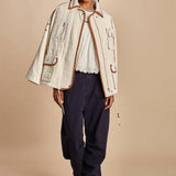 field jacket CAROLYN 038 CREAM sea ny 