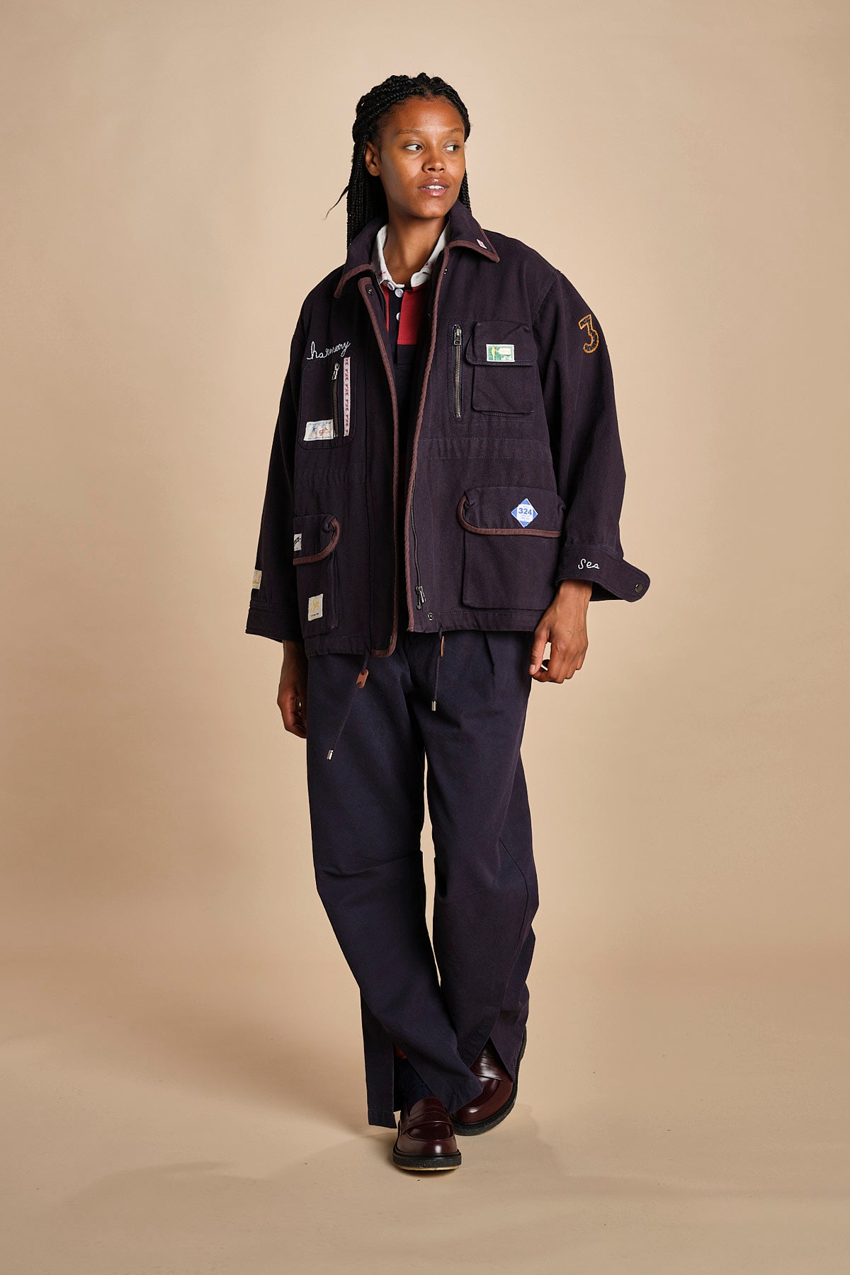 field jacket CAROLYN 038 NAVY sea ny 