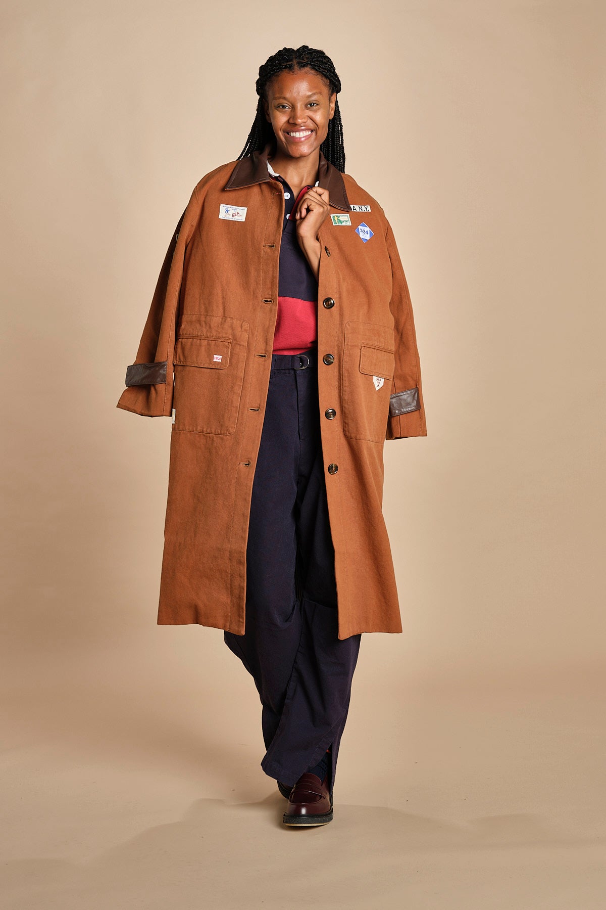 cappotto lungo CAROLYN 039 CAMEL sea ny 