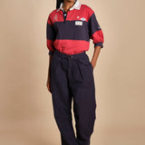 pantalone con cintura CAROLYN  040 NAVY sea ny 