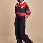pantalone con cintura CAROLYN  040 NAVY sea ny 