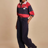 pantalone con cintura CAROLYN  040 NAVY sea ny 