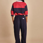 pantalone con cintura CAROLYN  040 NAVY sea ny 