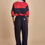 pantalone con cintura CAROLYN  040 NAVY sea ny 