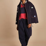 pantalone con cintura CAROLYN  040 NAVY sea ny 