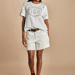 t-shirt con ricamo MARIE 072 WHITE sea ny 