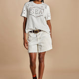 t-shirt con ricamo MARIE 072 WHITE sea ny 