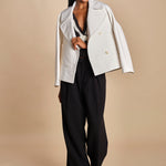 top con fiocco in contrasto THALIA 094 BLACK sea ny 