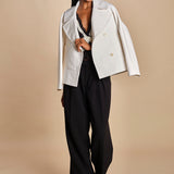 top con fiocco in contrasto THALIA 094 BLACK sea ny 