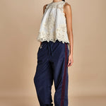top con pizzo MEDINA 095 CREAM sea ny 