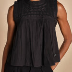 top plisse senza maniche LARISSA 107 BLACK BLACK sea ny 