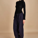 maglia girocollo jaquard RUBY 118 BLACK sea ny 