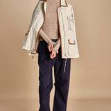 maglia girocollo jaquard RUBY 118 CHAMPAGNE sea ny 