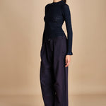 maglia girocollo jaquard RUBY 118 NAVY sea ny 