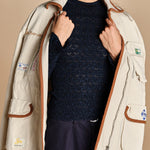 maglia girocollo jaquard RUBY 118 NAVY sea ny 