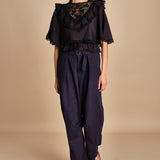 top ricamato SHANNA 121 BLACK sea ny 
