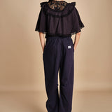 top ricamato SHANNA 121 BLACK sea ny 