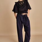 top ricamato SHANNA 121 BLACK sea ny 