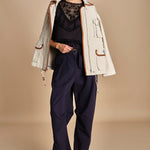 top ricamato SHANNA 121 BLACK sea ny 