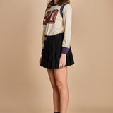 mini gonna pieghe. ADELINE 001 BLACK sea ny 