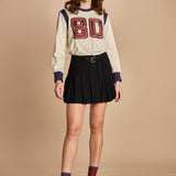 mini gonna pieghe. ADELINE 001 BLACK sea ny 