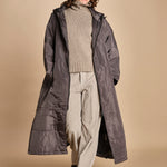 piumino lungo. 90110 ANTRACIT sittingsuit 