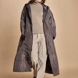 piumino lungo. 90110 ANTRACIT sittingsuit 