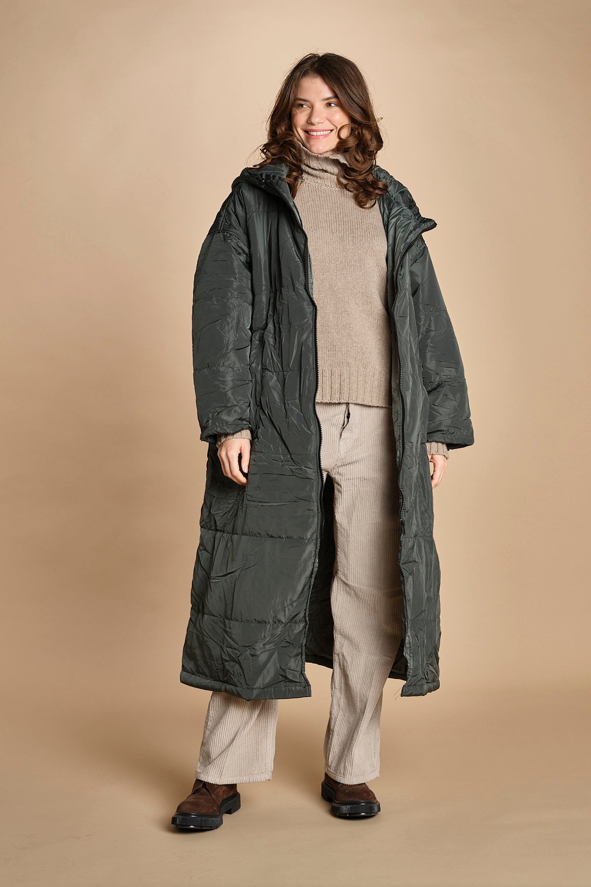 piumino lungo. 90110 FOREST sittingsuit 
