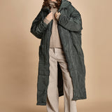 piumino lungo. 90110 FOREST sittingsuit 