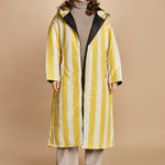 piumino lungo. 90110 MONACO RIGHE sittingsuit 
